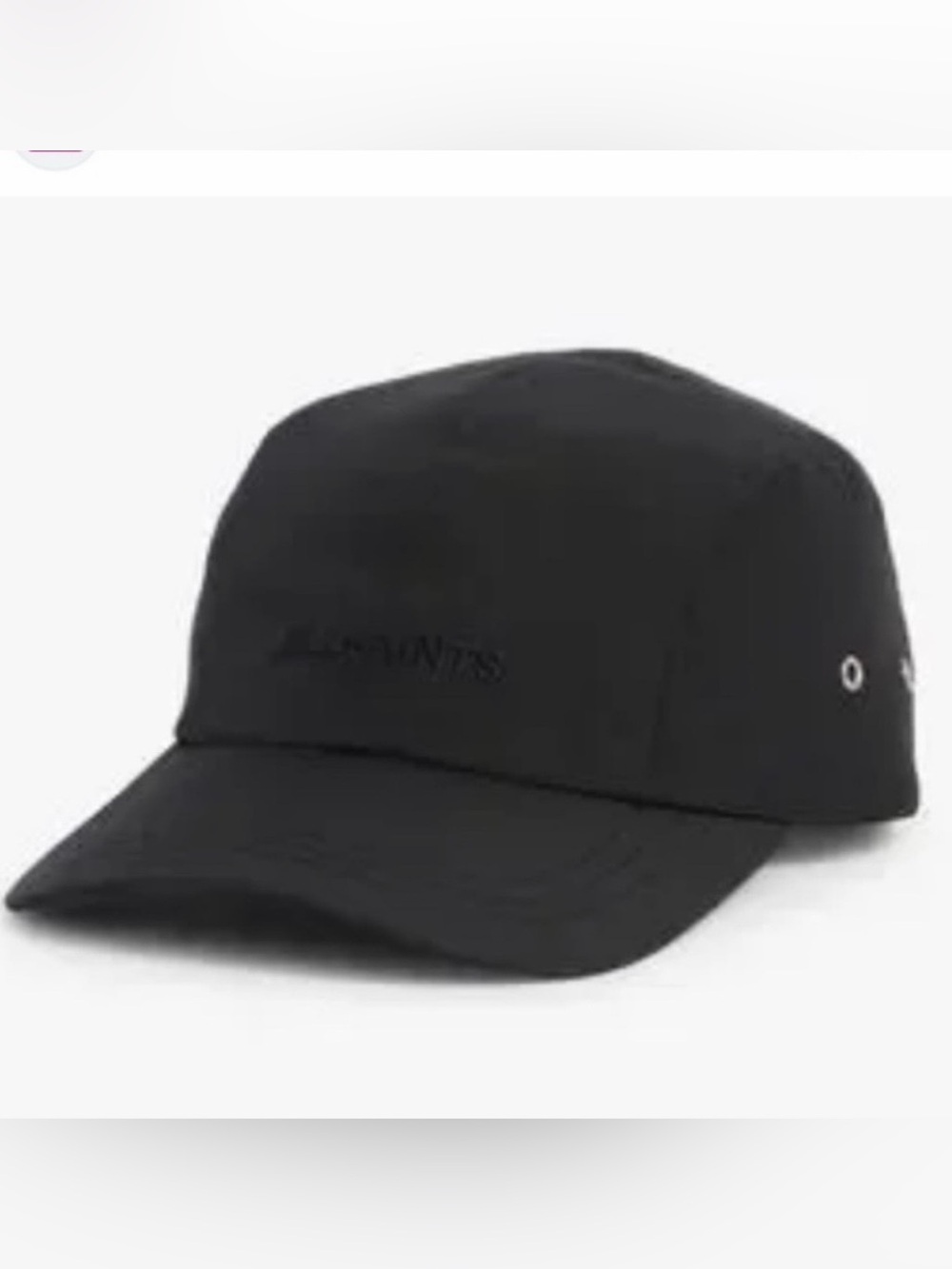 All Saints Underground Admiral Stretch Baseball Cap Black Embroidered Logo, NWT